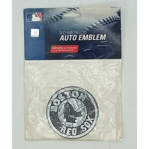 Vintage 2006 Boston Red Sox MLB 3-D Metallic Auto Emblem
